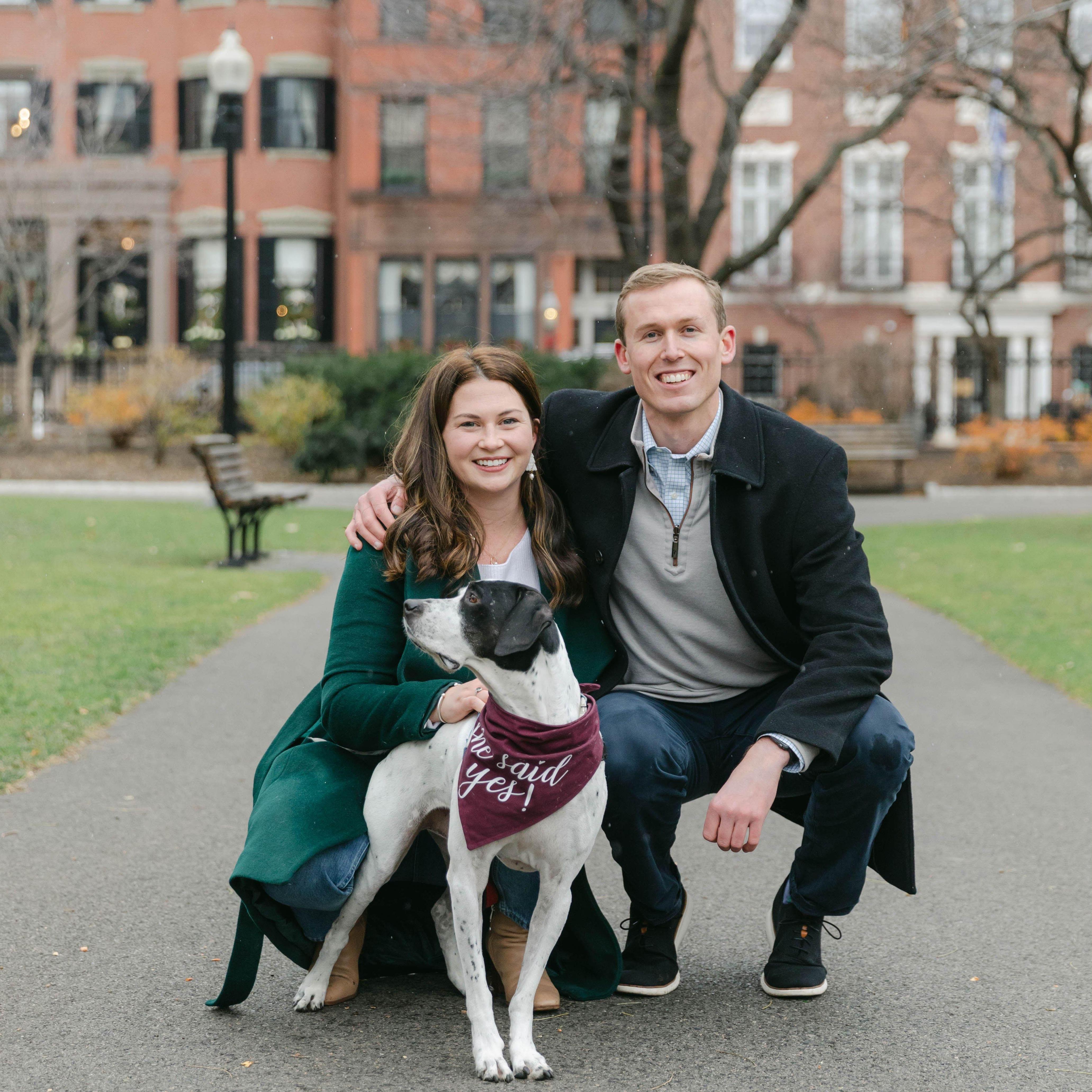 Newt was only concerned for the abundance of squirrels in the park...

Fun fact: he was loose when Mike first showed up but was in stalker mode and froze!