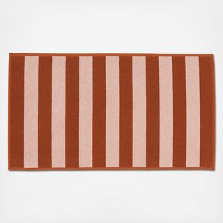 Simple Striped Terry Bath Mat