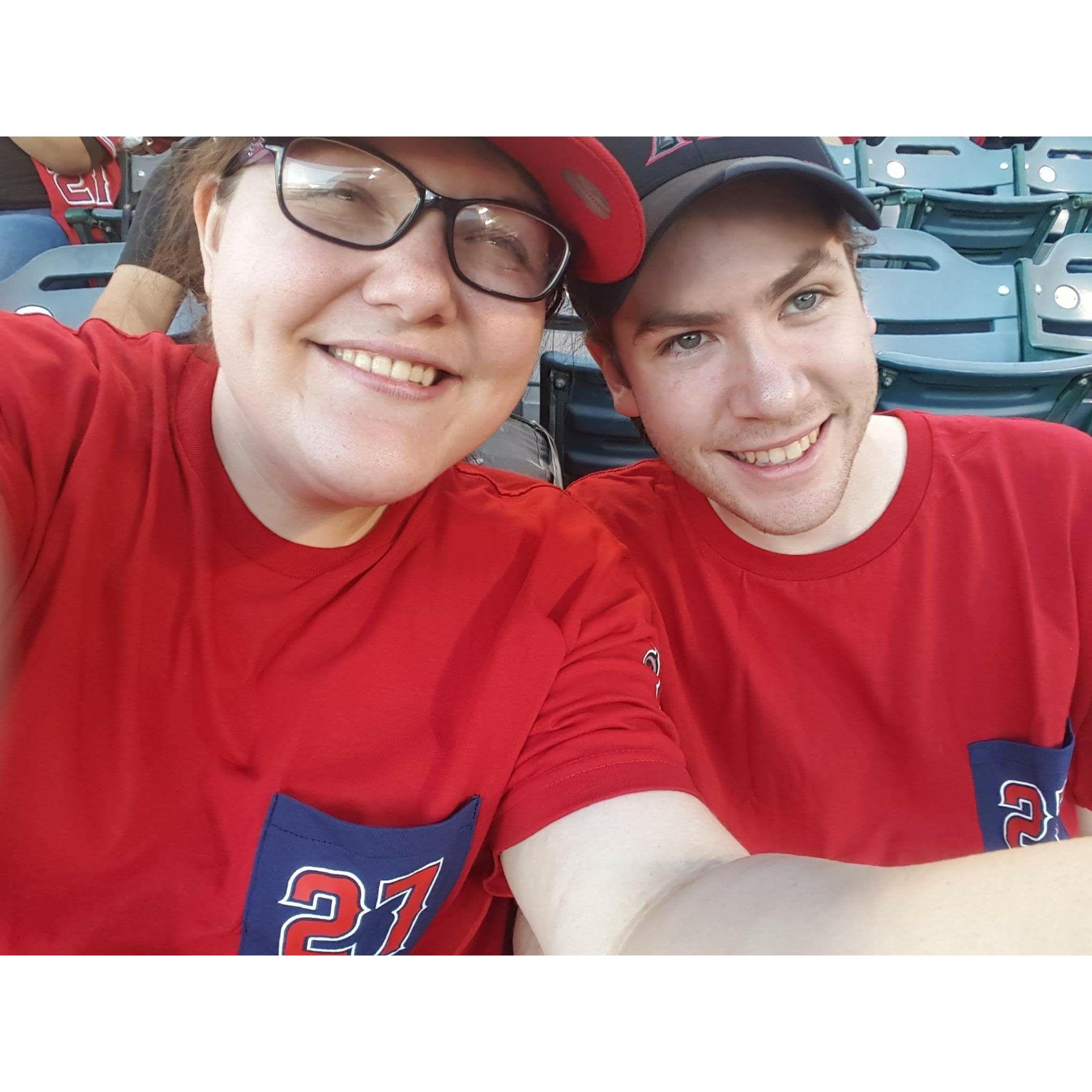 Angels game in Anaheim