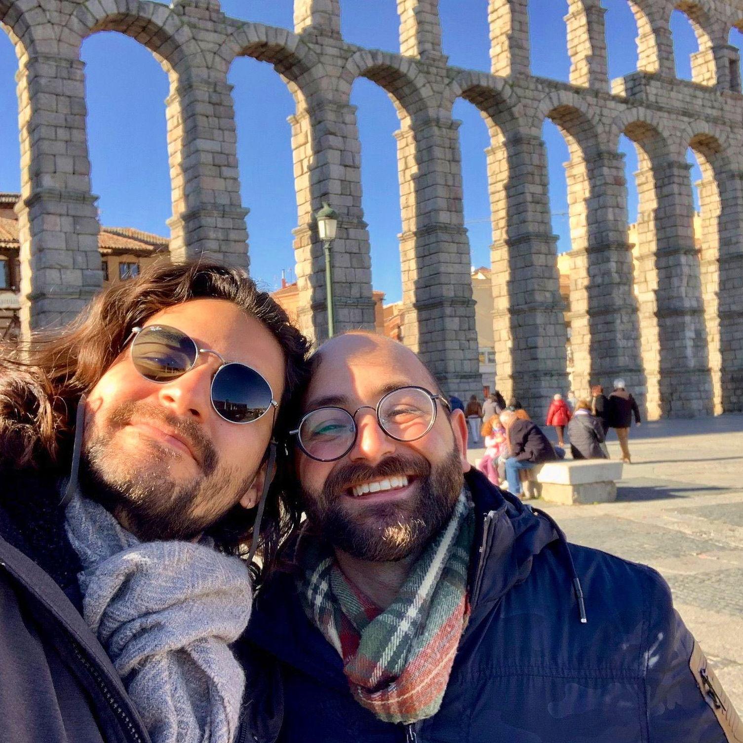 22 de enero de 2022. Segovia, España. Visitando al tío de Miguel, Pepe.