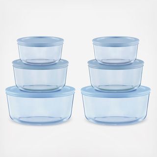 Simply Store® Tinted 12-Piece Round Storage Container Set