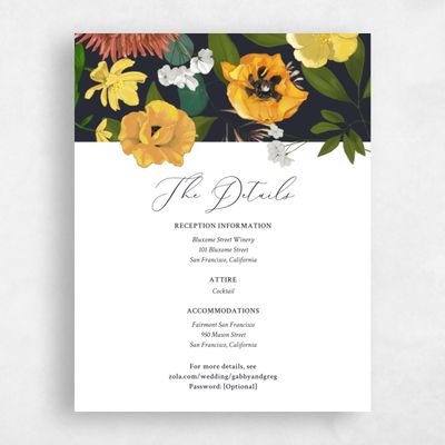 Ebony, Black Wedding Enclosure - Blossom