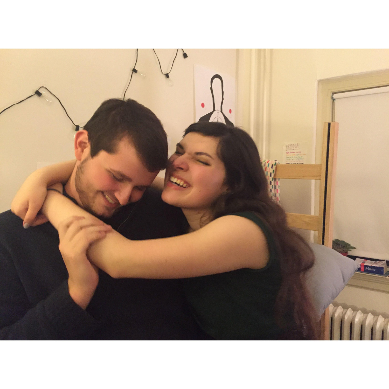 2015 in Brynna's college dorm room at Belmont University.
