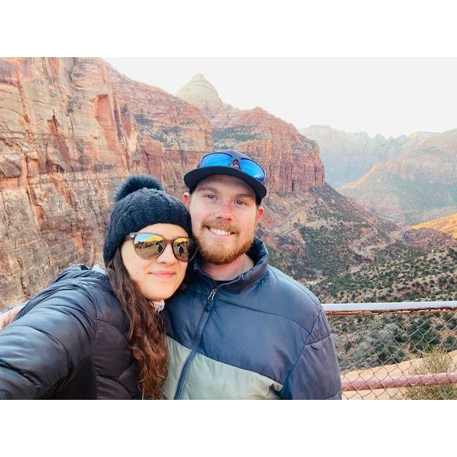 Zion, Utah. First stop in our road trip to  Florida.