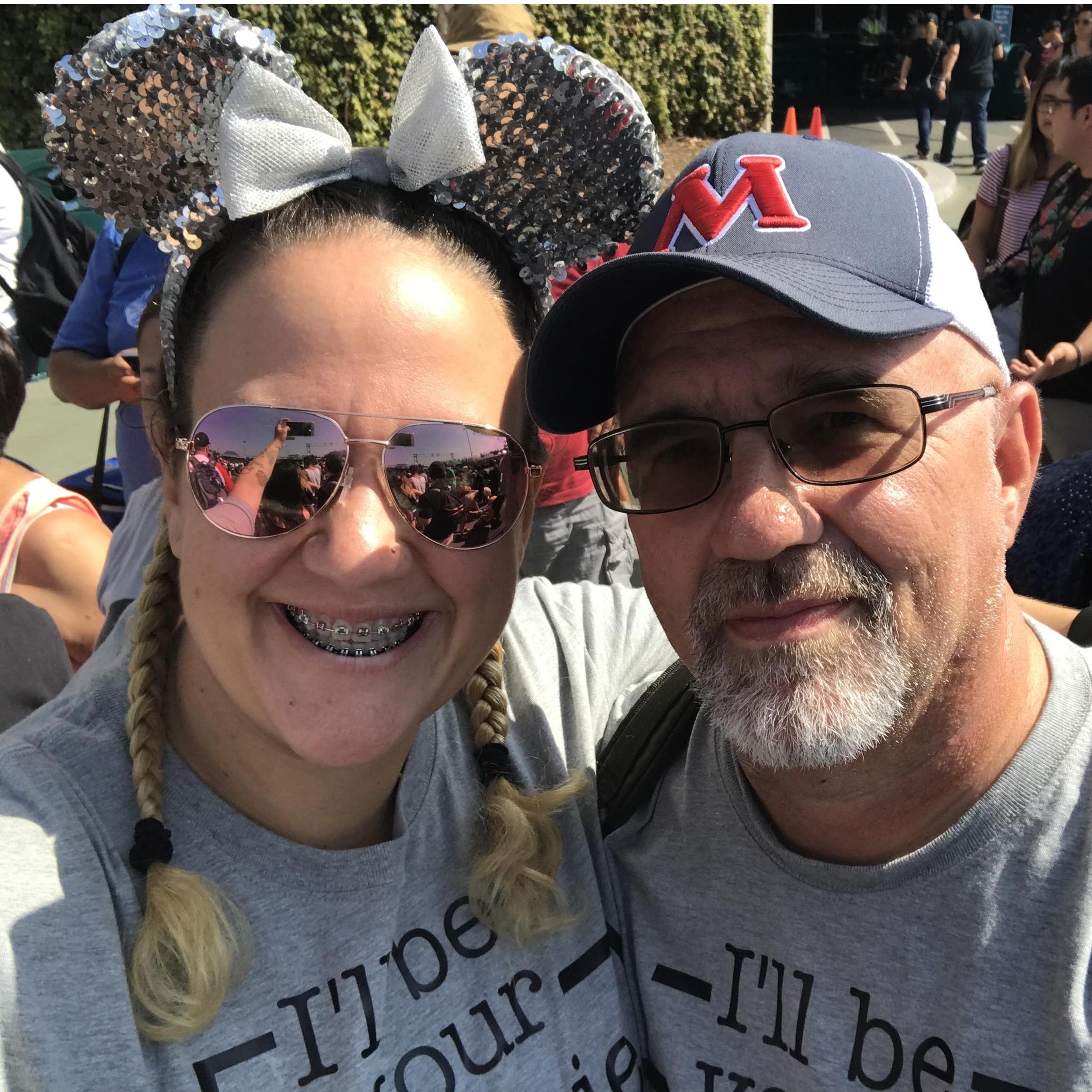 When i dragged him to disneyland