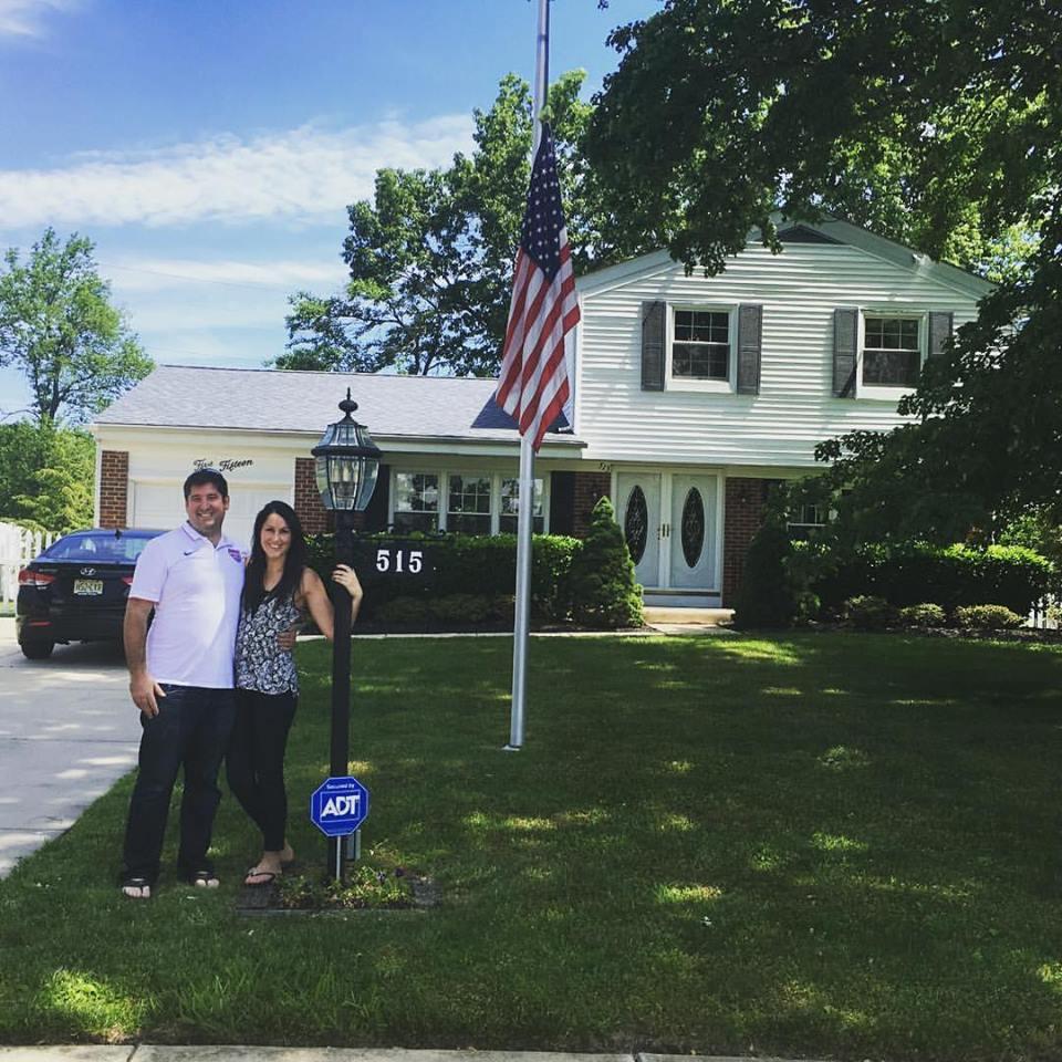 Our first house together!