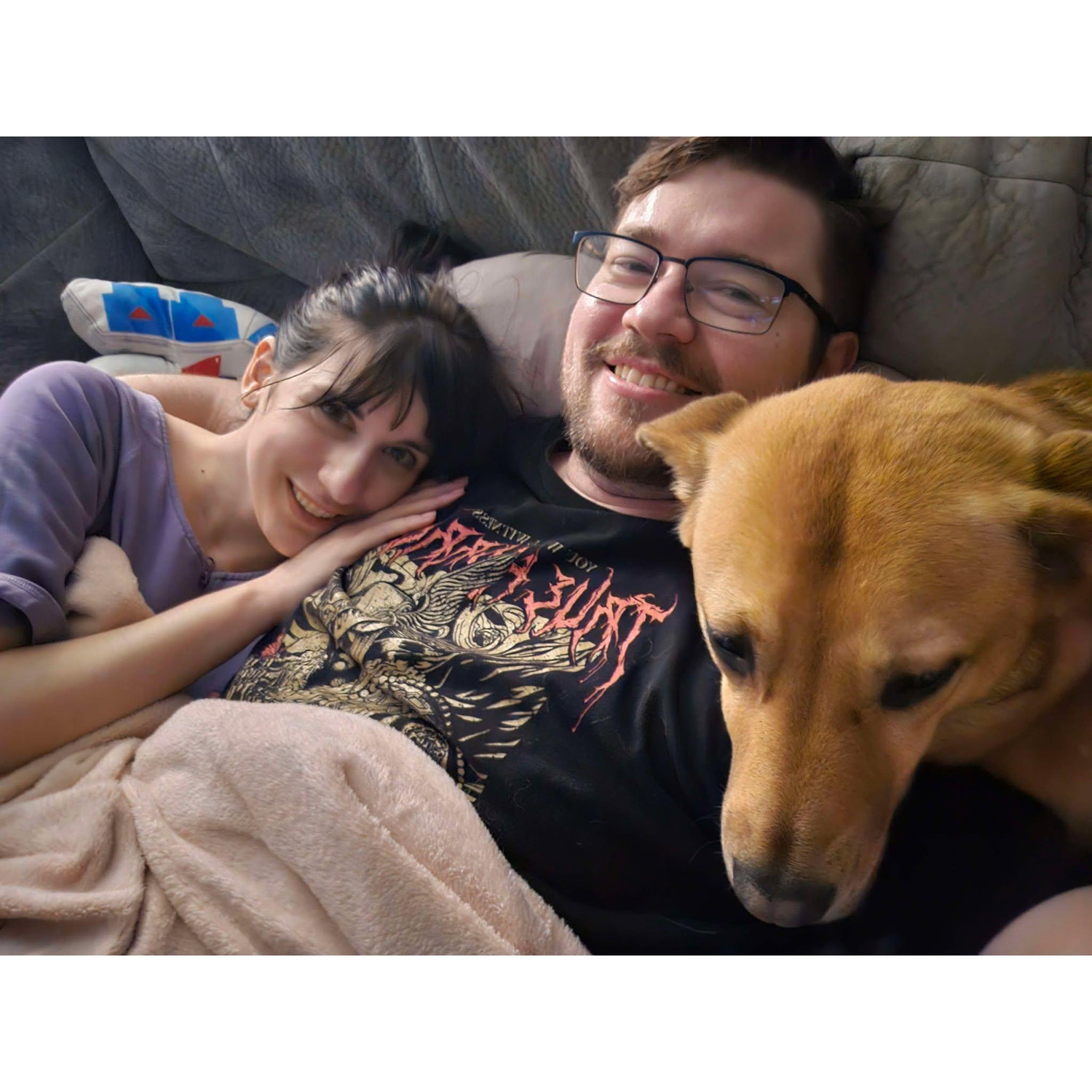Our favorite cuddle spot!