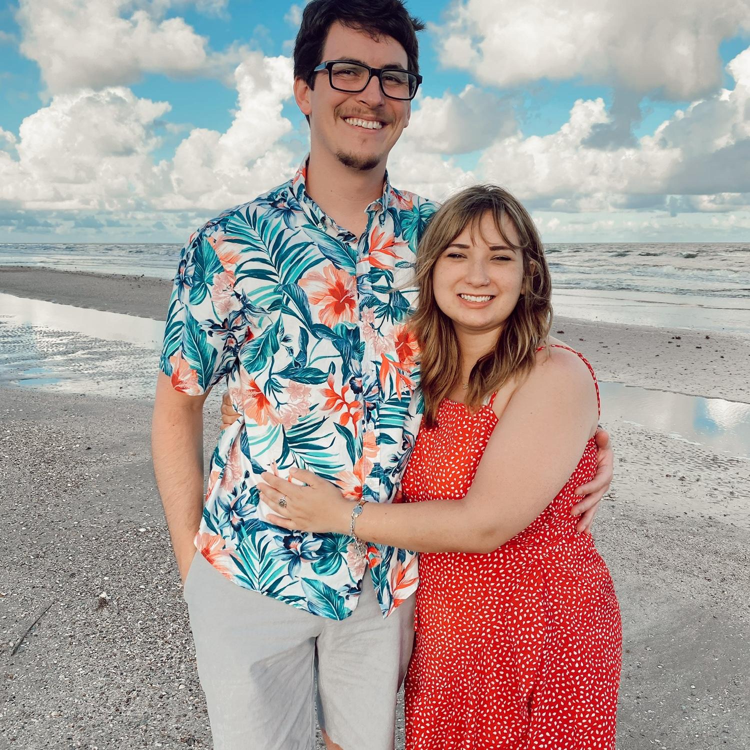Our first wedding together! Also, our first family trip.