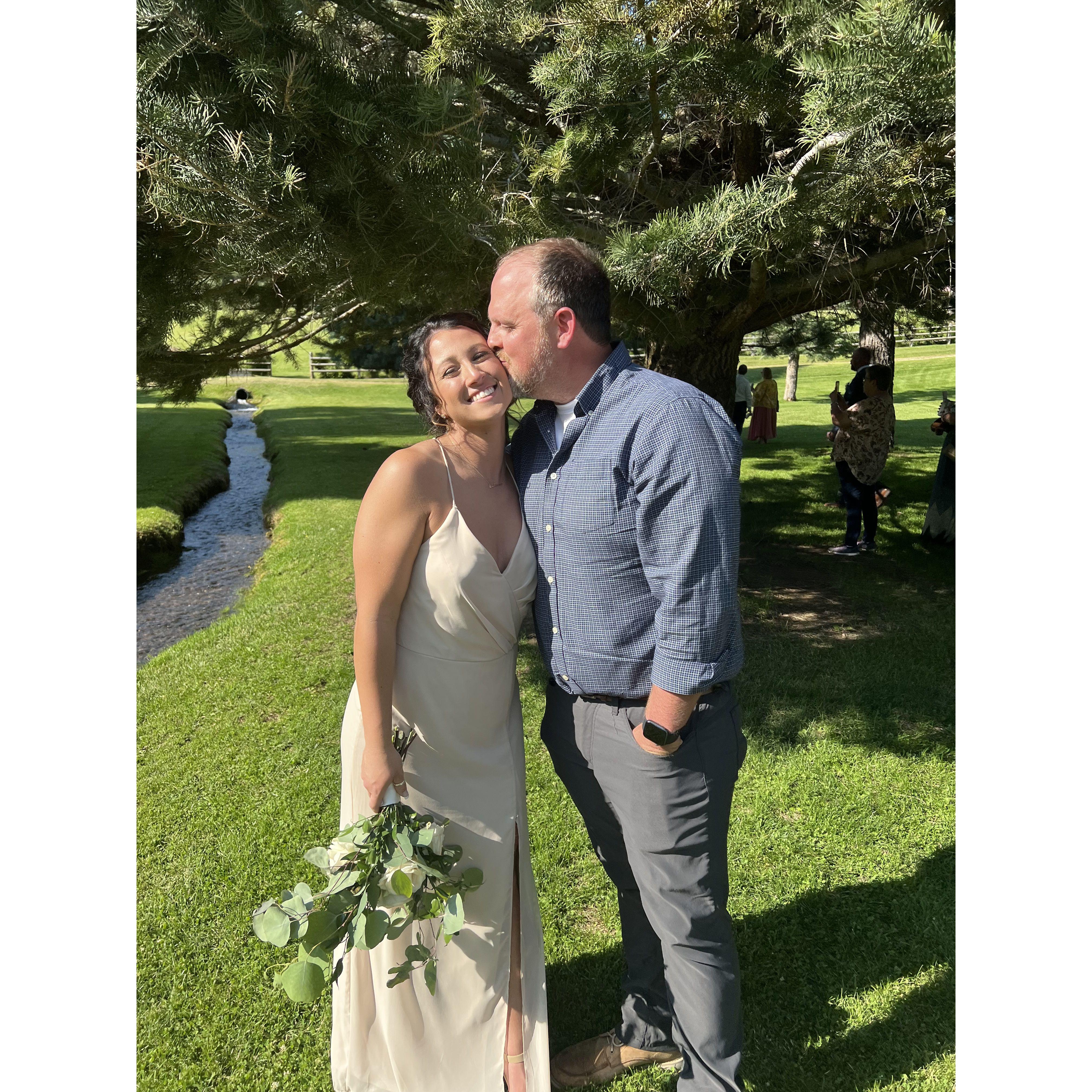 AJ accompanied Aubrey to her best friends wedding in Montana