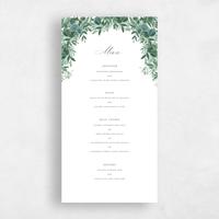 White Wedding Menu - Chai