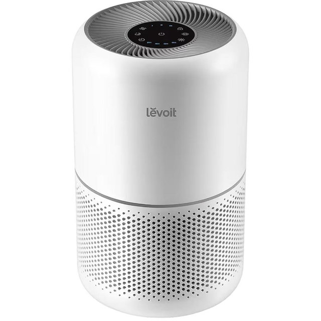 LEVOIT Air Purifier for Home Allergens Pet Hair in Bedroom, Covers Up to 1073 ft² by 56W High Torque Motor, AHAM VERIFIDE, 3-in-1 Filter with HEPA Sleep Mode, Remove Dust Smoke Odor, Core300-P, White