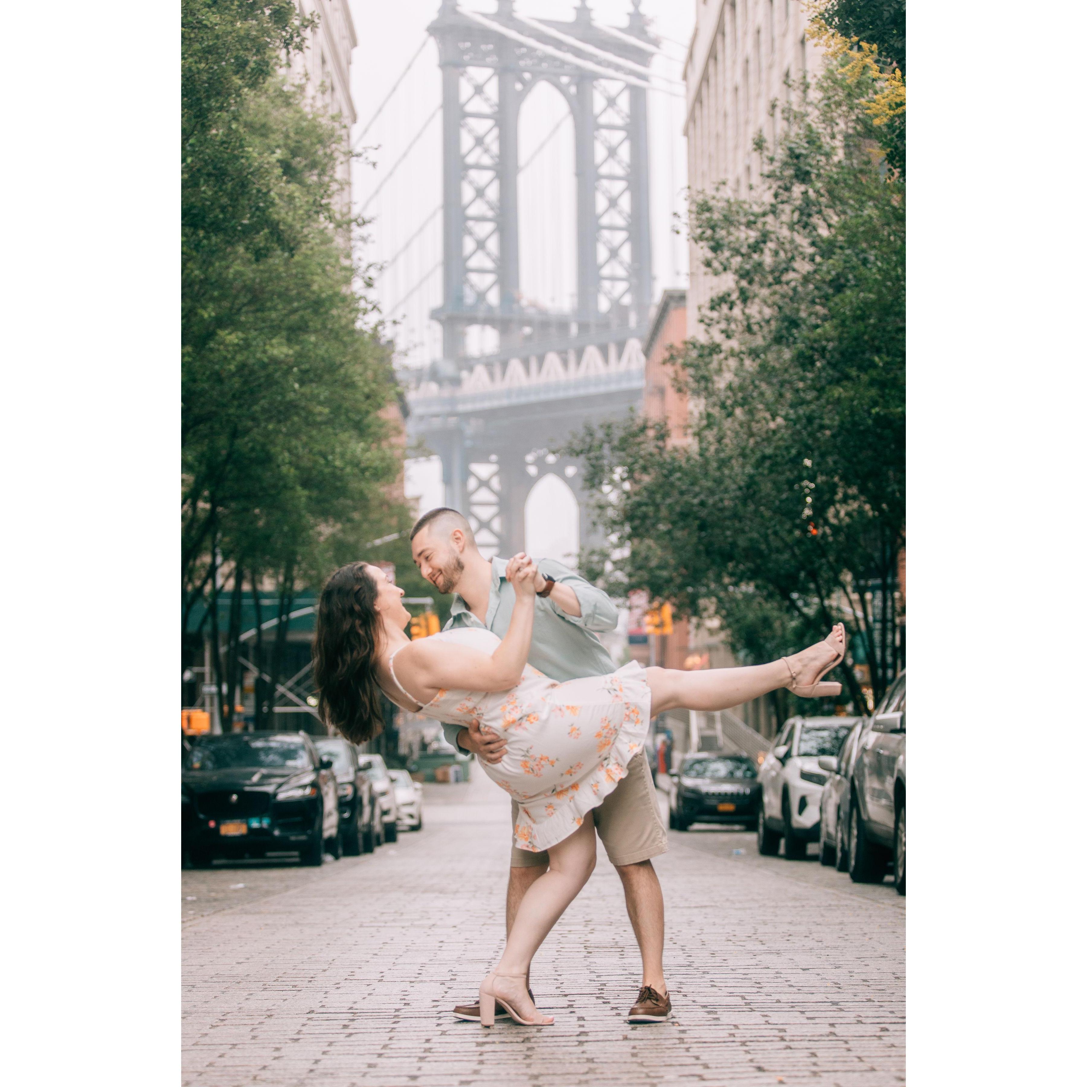 Engagement Shoot -Brooklyn Bridge