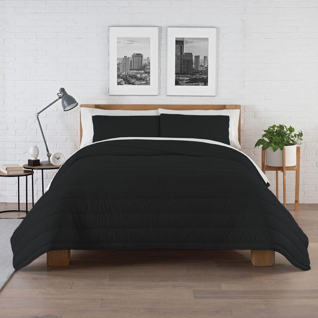 Pure Beech® Jersey King Comforter Set in Black