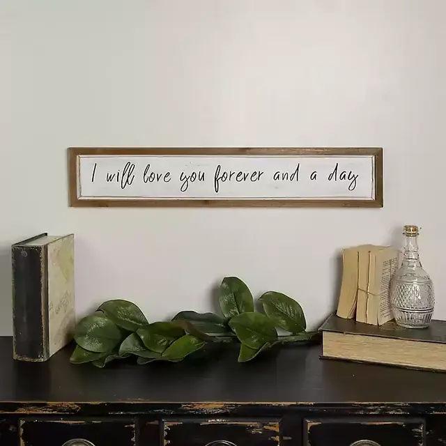 I Will Love You Forever Sign