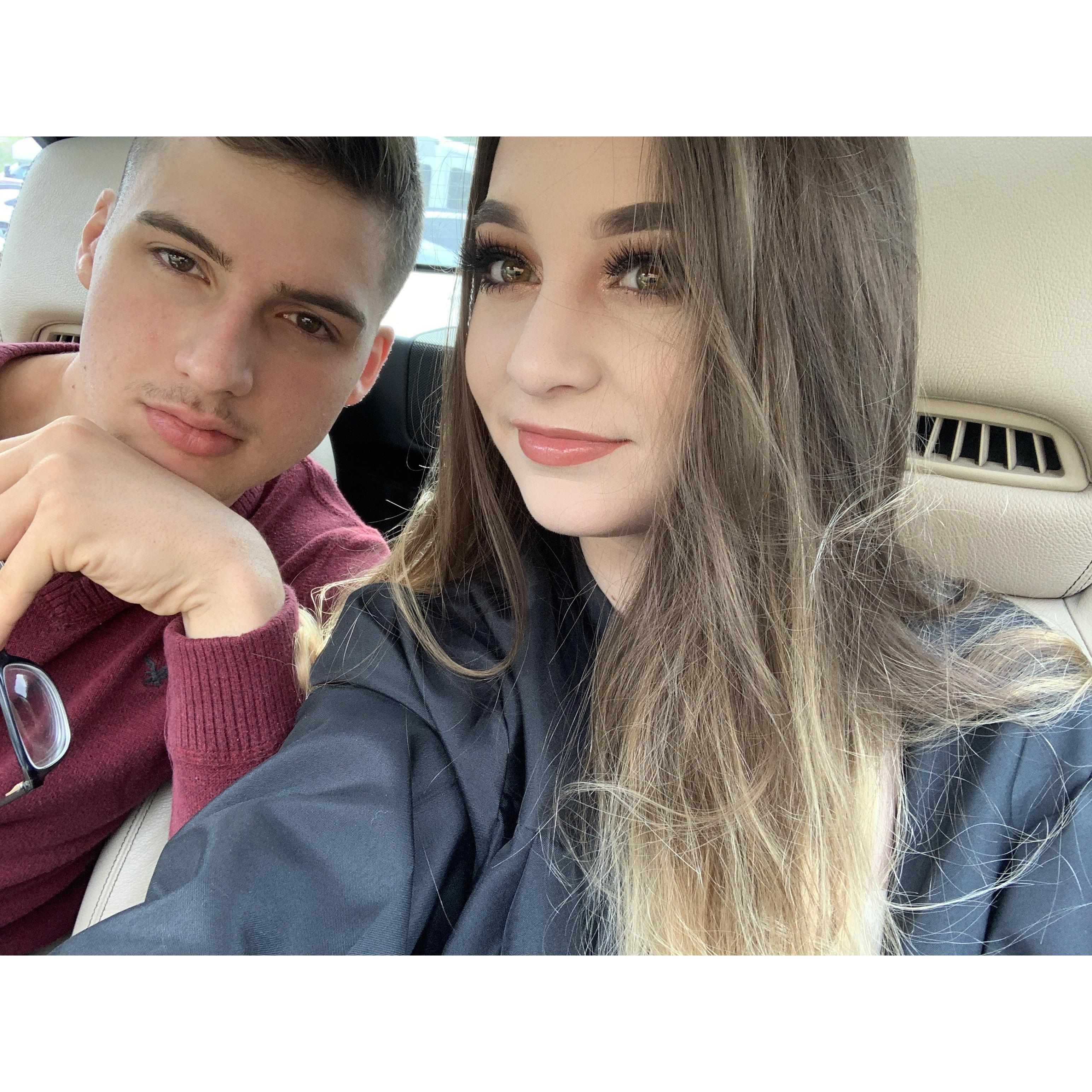 Kaitlyn's college graduation.