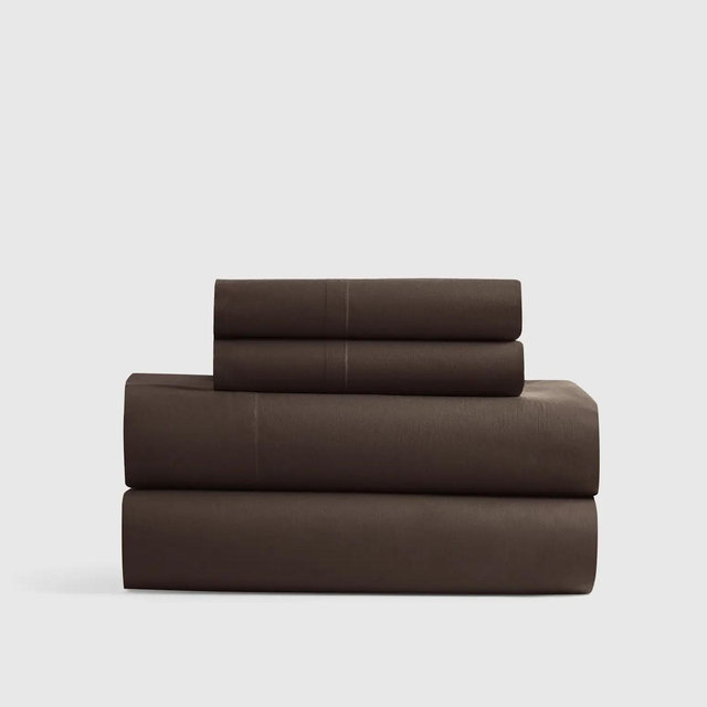 Organic Crisp Percale Sheet Set - Queen