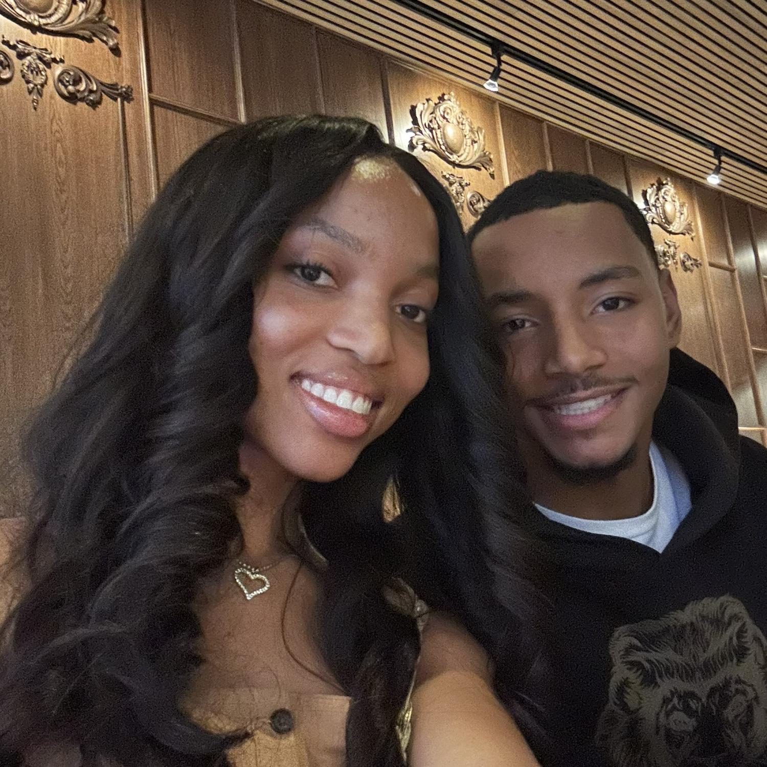 Our first date after getting engaged!!