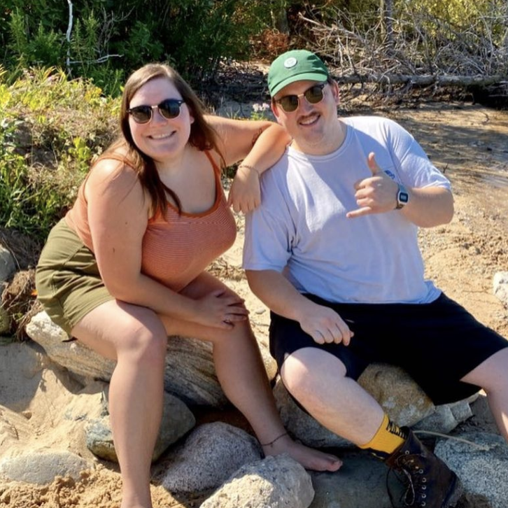 Celebrating Lauren finishing the bar exam in Northern Michigan.