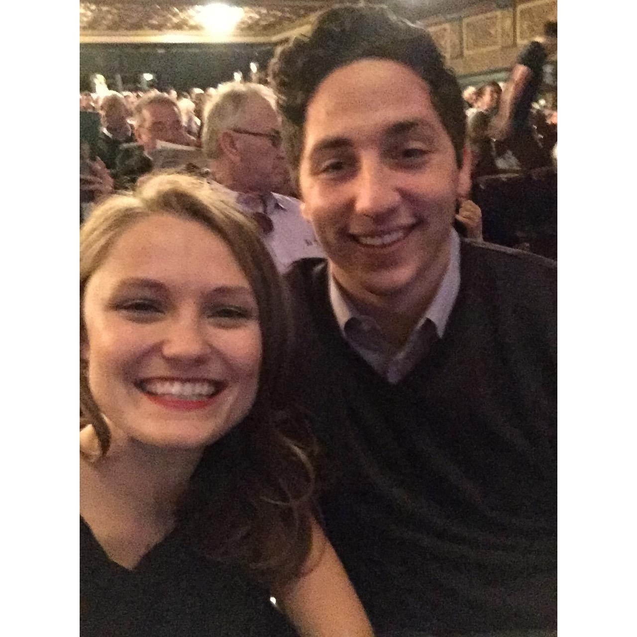 One of my most favorite gifts. This guy completed surprised me with a night at the Theater to see, unbeknownst to him, one of my all-time-favorite musicals, "The Sound of Music."