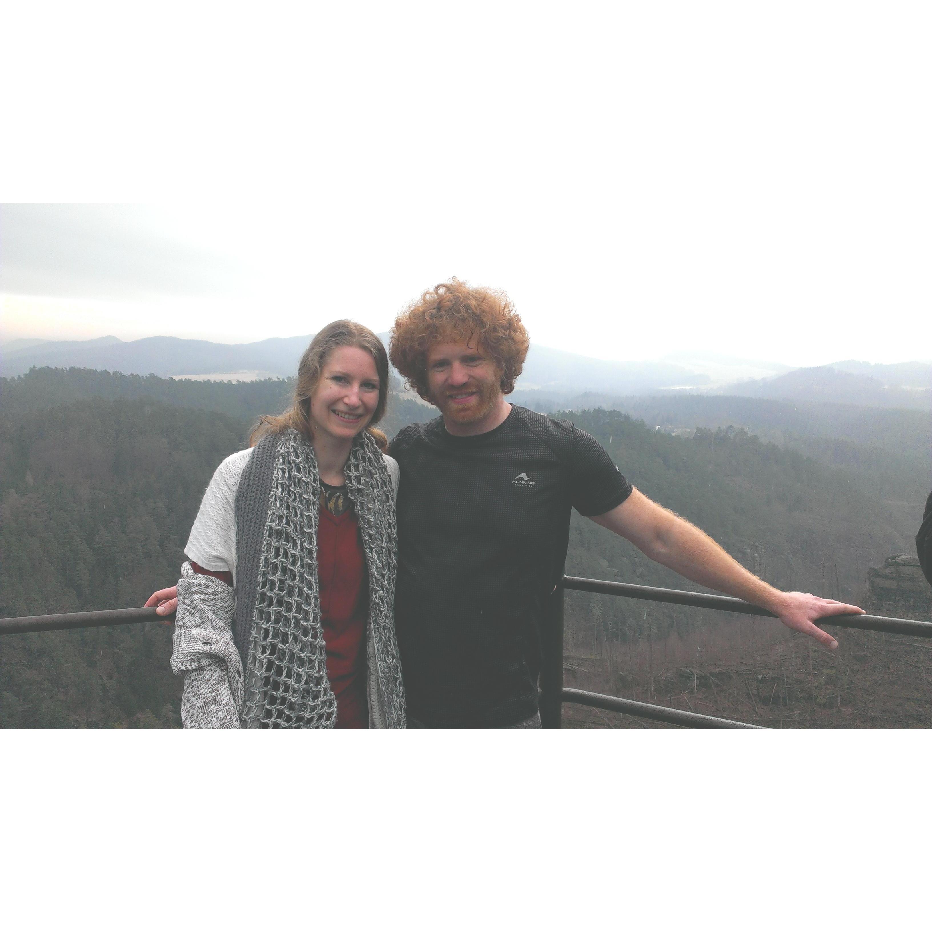Brett's 30th birthday party, in northern Czech Republic, March 2018