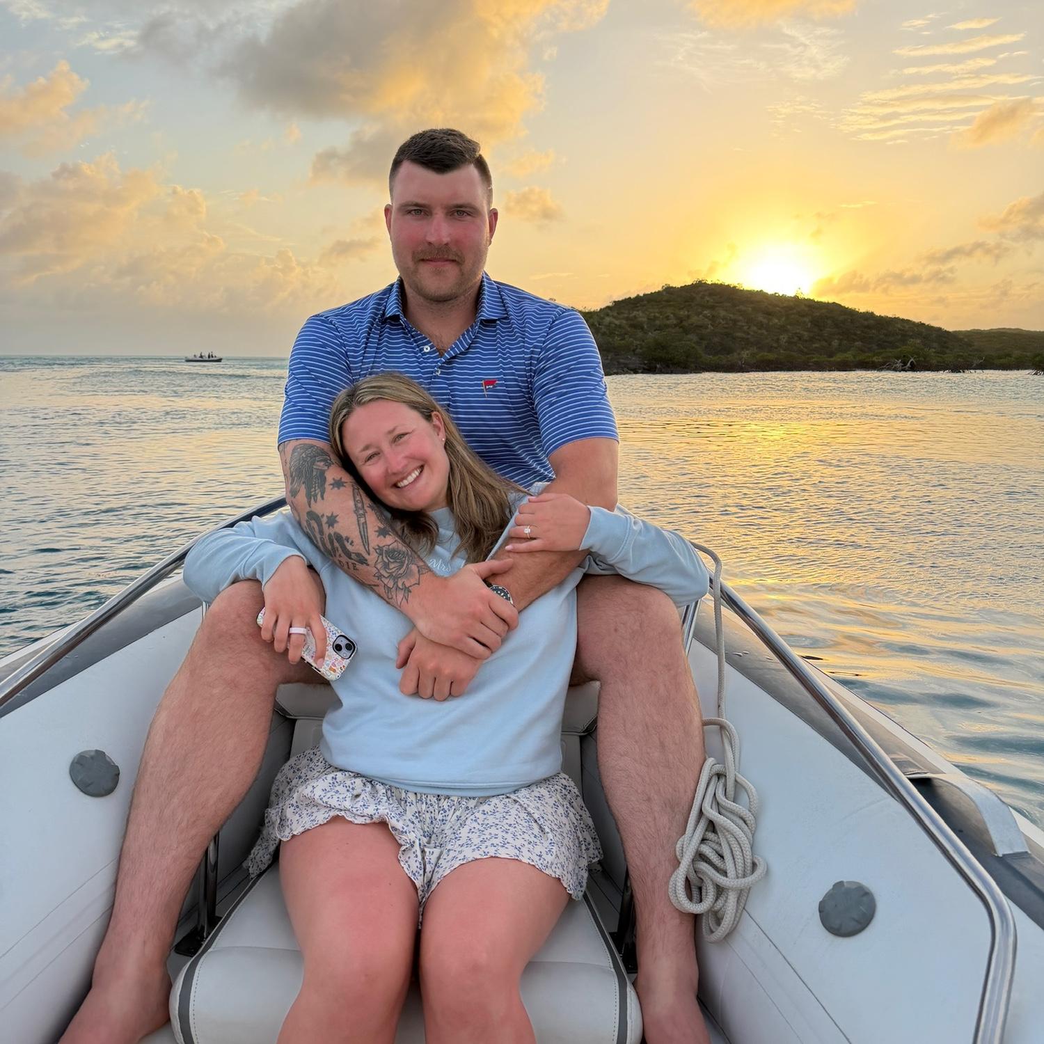 Our first trip as fiancées!! Compass Cay, Bahamas. April ‘26