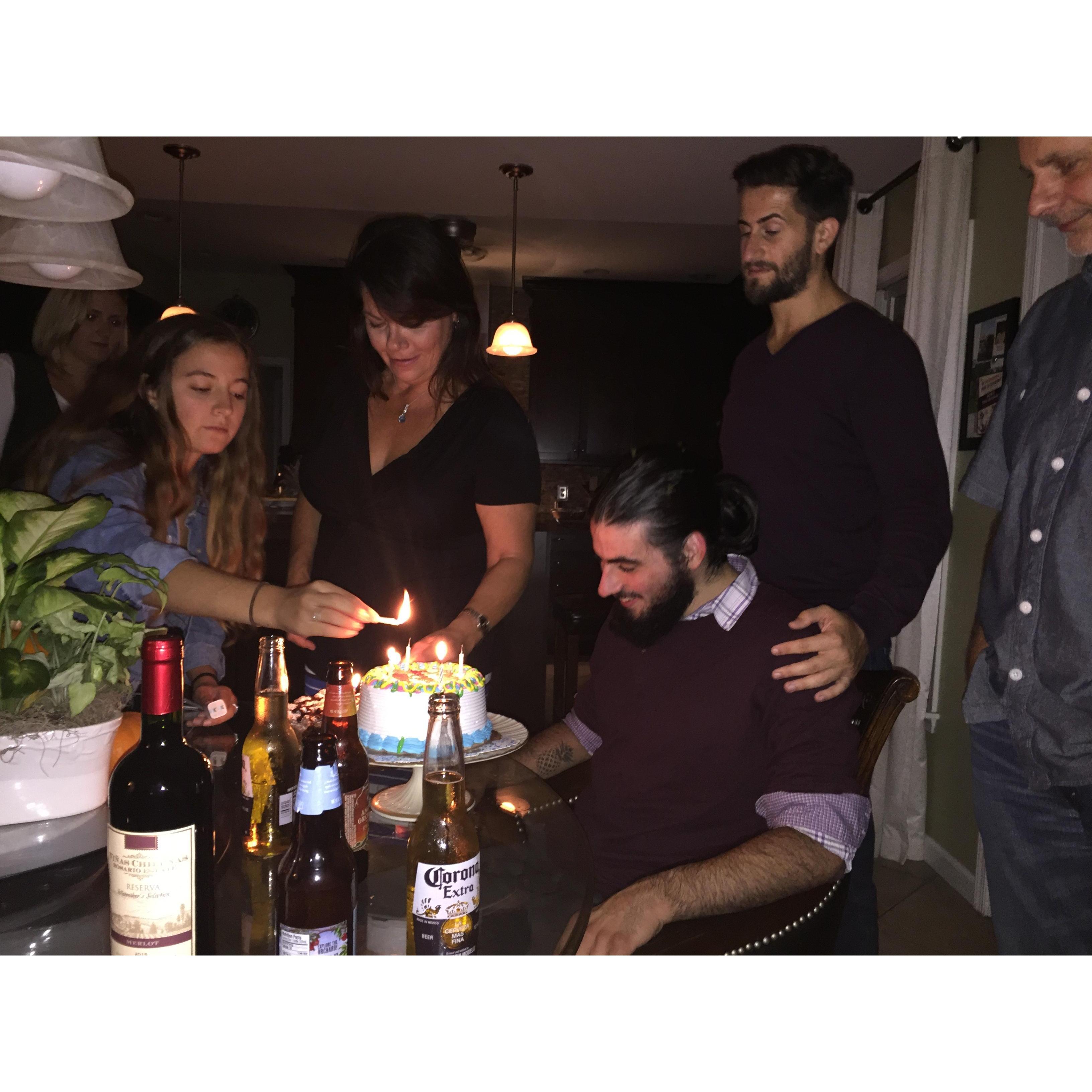 SURPRISE BIRTHDAY PARTY for his 21st birthday!
