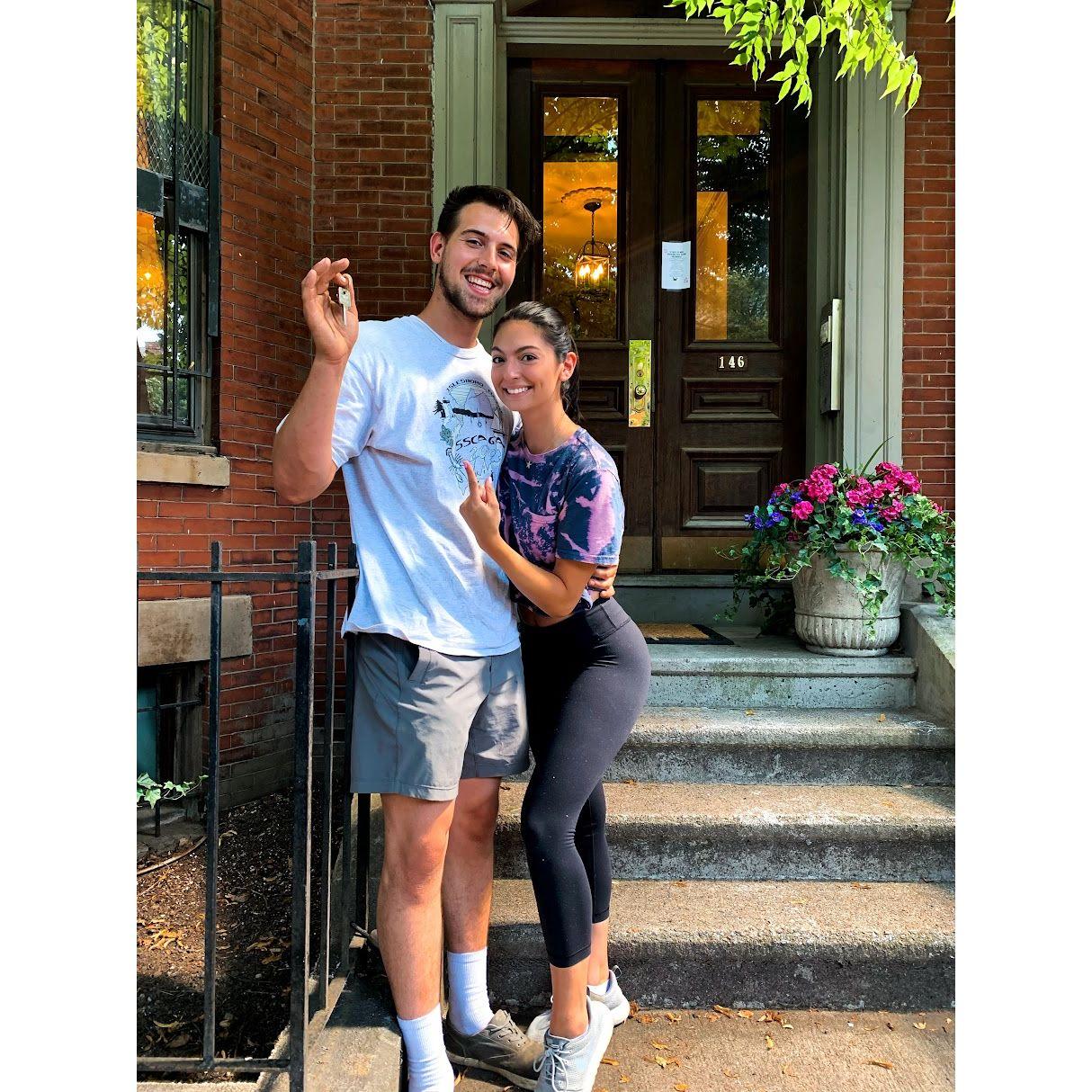 Moved into our first apartment! (Boston, 2020)