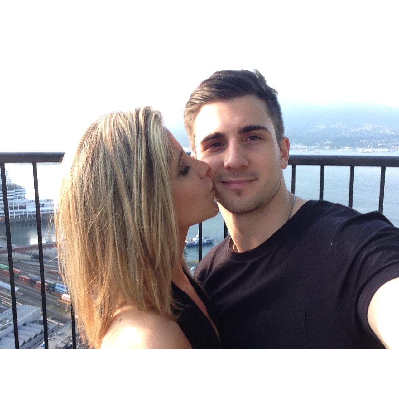 Yarden's first trip to Vancouver, 2015