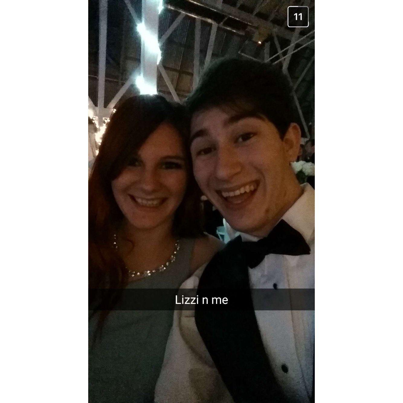 Patrick's wedding, our first outing as a couple (Cameron invited Elizabeth when they were still "just friends" 2015