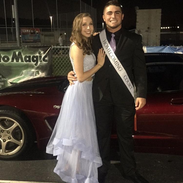 Senior Homecoming court