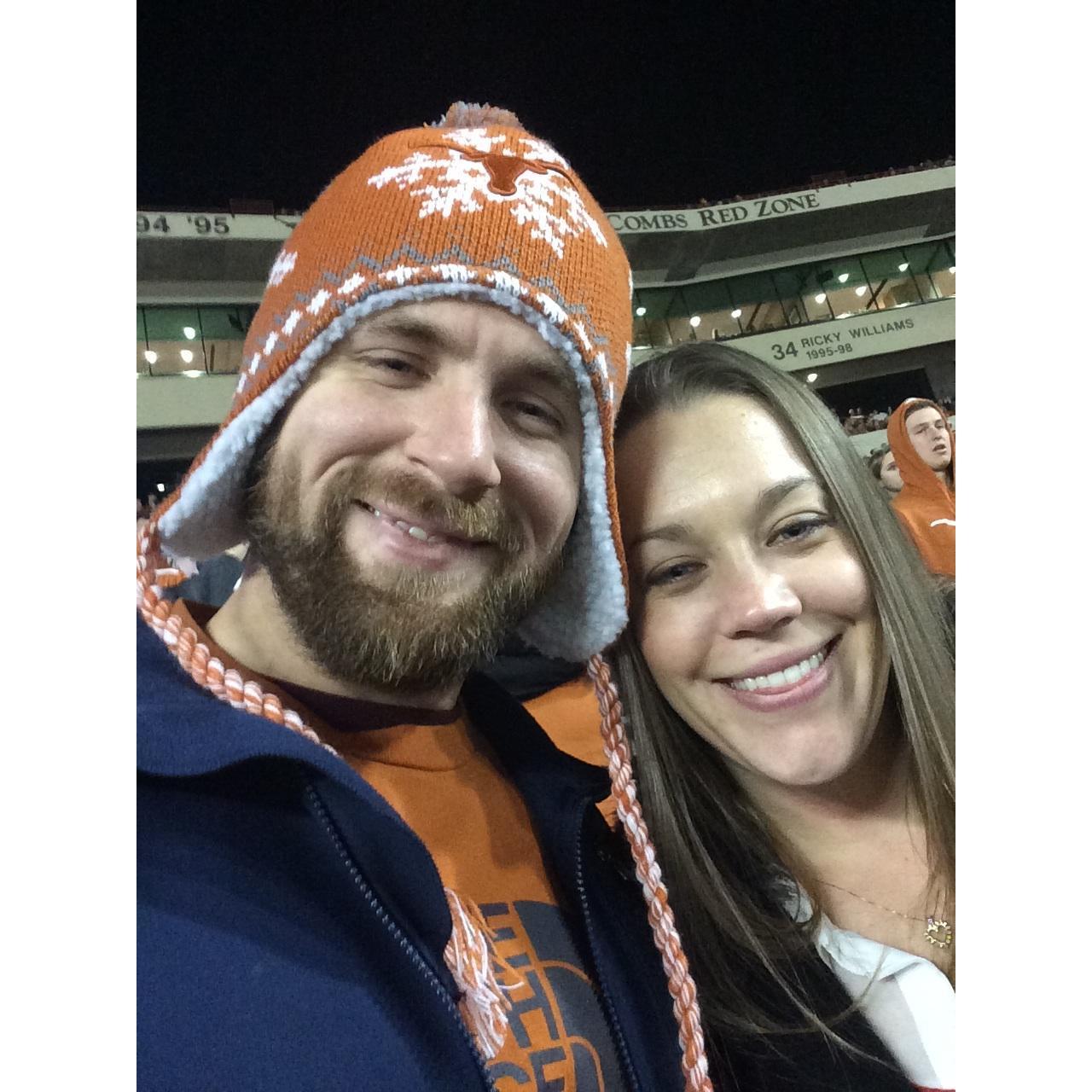 Longhorn Football game, Thanksgiving 2014