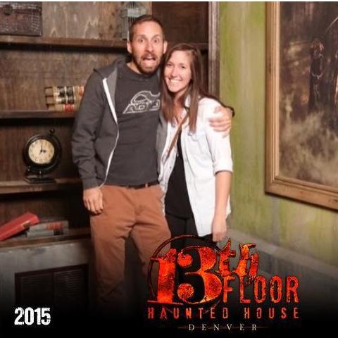 One of our earlier dates. Brittany dared Matt to eat Rocky Mountain Oysters and Matt dared Brittany to go to the haunted house in Denver. Nobody was happy at the end of the night ;-)