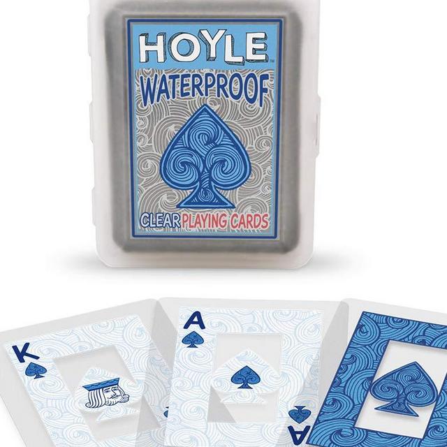 Hoyle Waterproof Clear Playing Cards