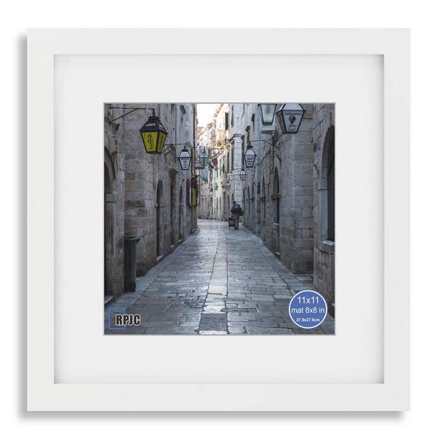 11x11 inch Picture Frame - White
