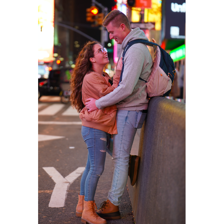 Our trip to New York after his deployment! So glad he's back home!