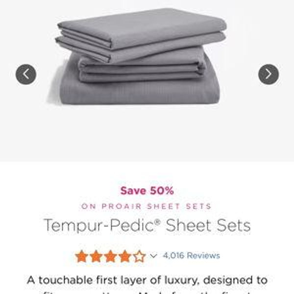 Tempur-Pedic® Sheet Sets