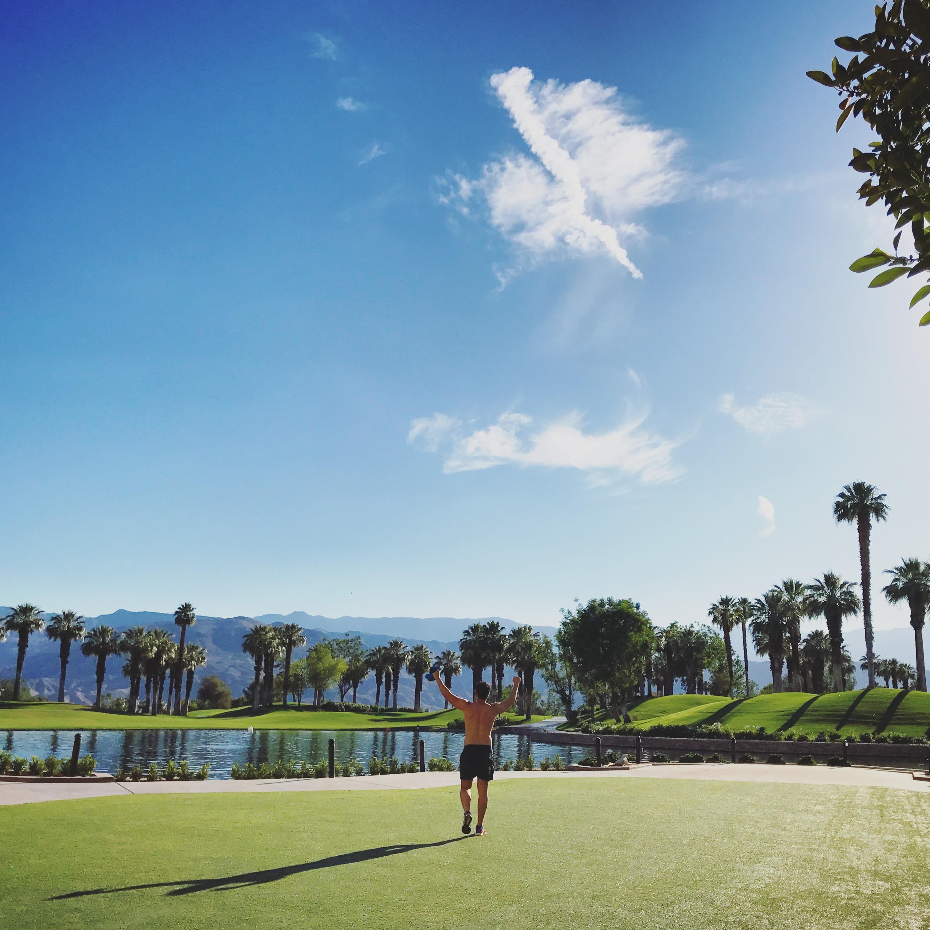 Palm Springs, we didn't want to leave.