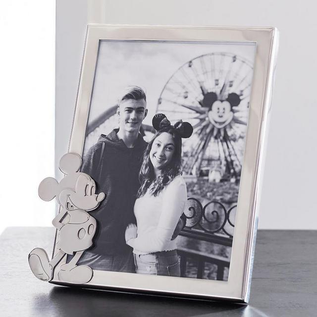 Disney Mickey Mouse Picture Frame, Silver, 5" x 7"