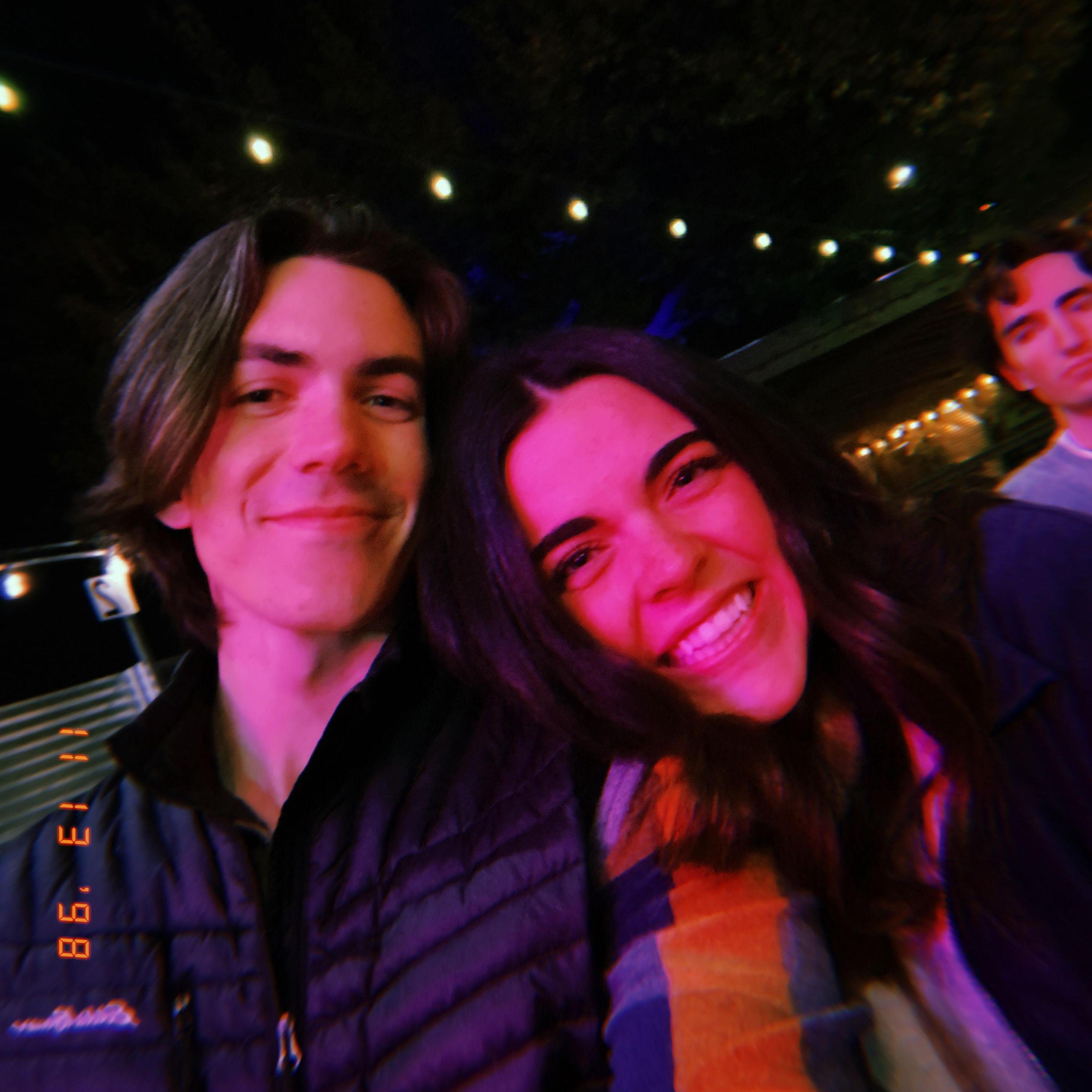 Early on, Abby and Alec went to the most random concert of all time, in Denton, TX - one of our most memorable early dates.