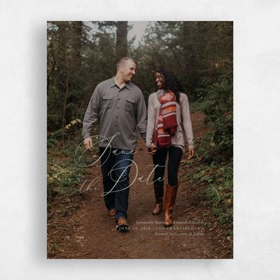 Pale Sage, Green Wedding Save the Date - Elting Photo