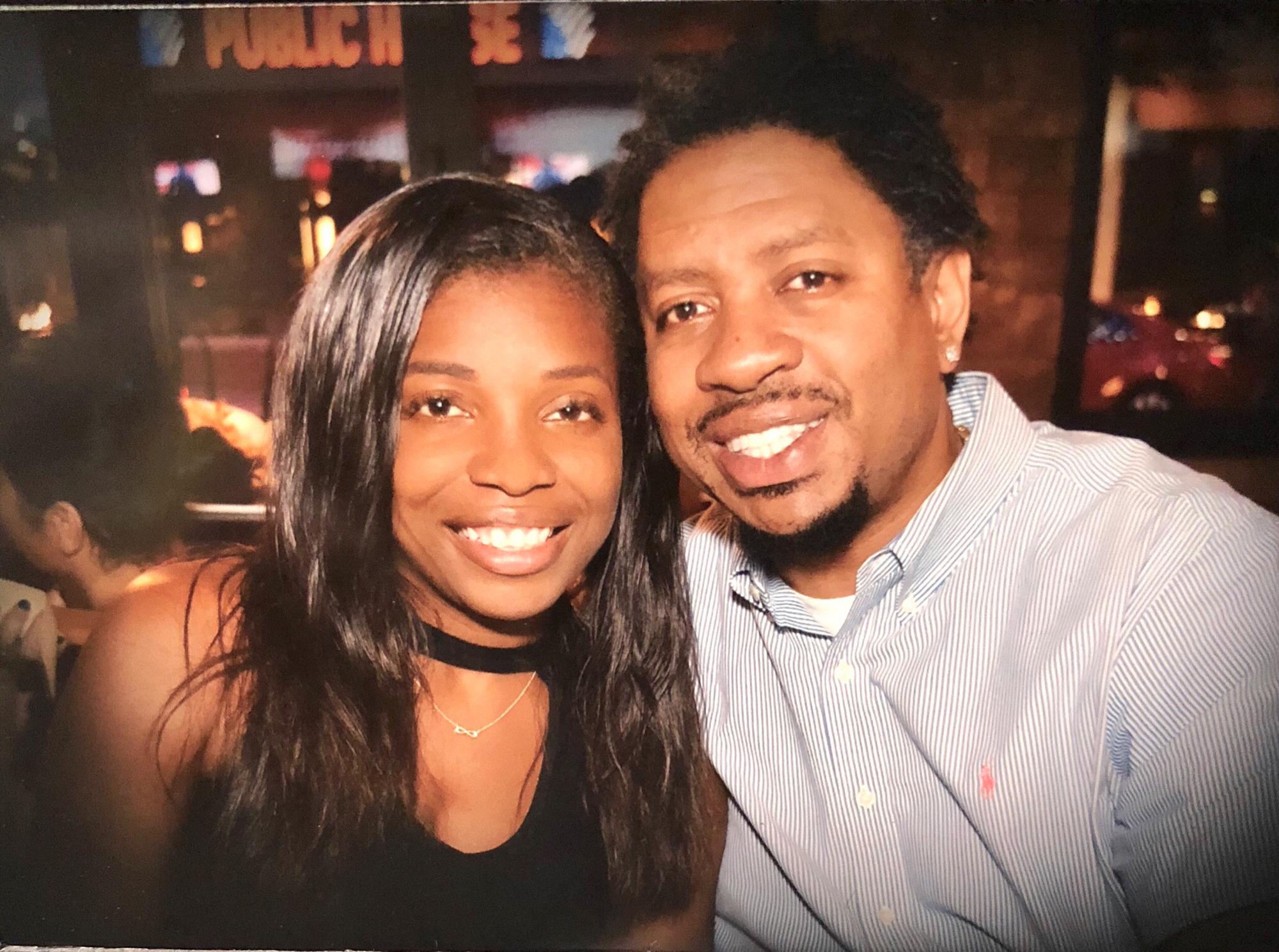 Our first professional pic at Cadillac Ranch, National Harbor -April 2018