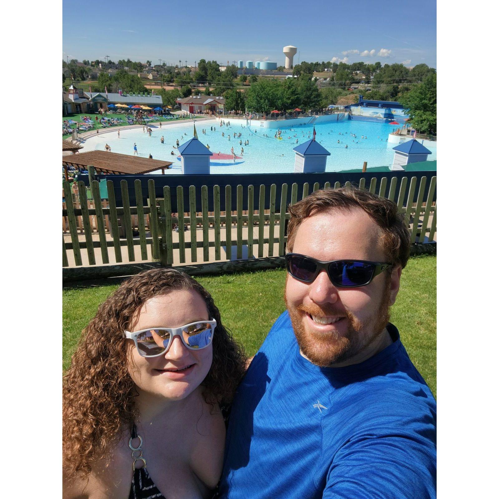 Enjoying the water at WaterWorld!