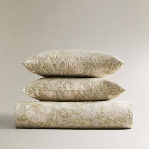 MORRIS & CO. PERCALE COTTON DUVET COVER - QUEEN