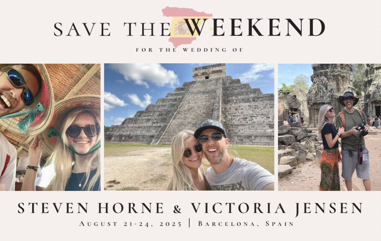 The Wedding Website of Steven Horne and Victoria Jensen