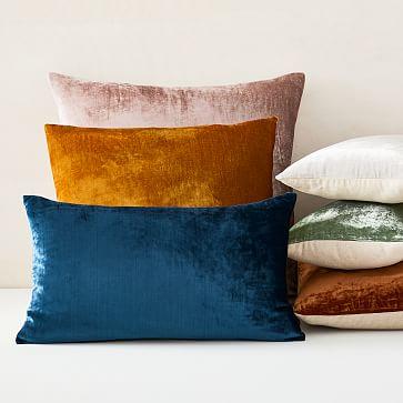 Golden Oak Velvet Euro Sham Covers 24'