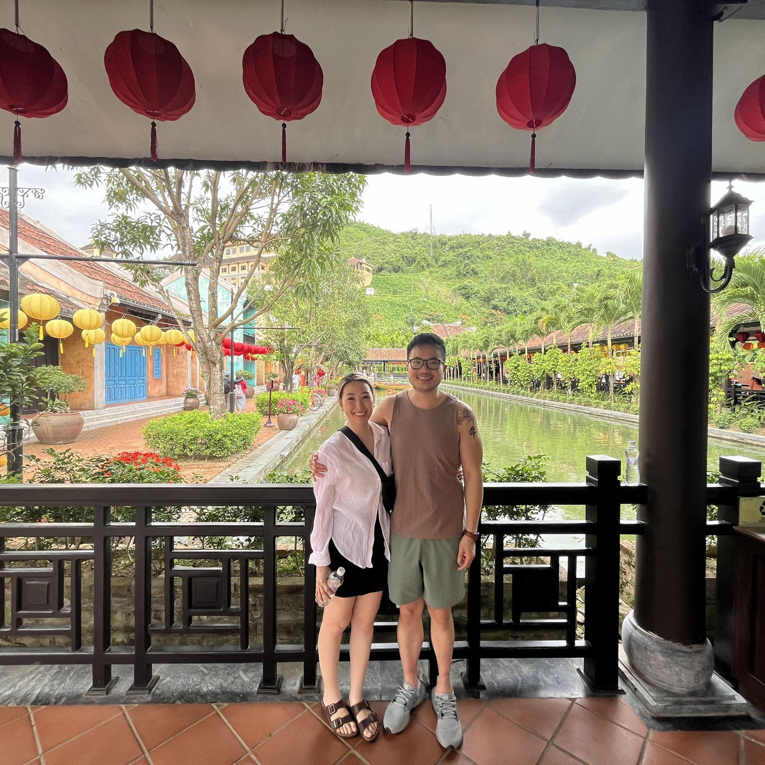 Wa's second visit to Vietnam, photo was taken 03-02-2024 at the entrance into the Ba Na Hills.