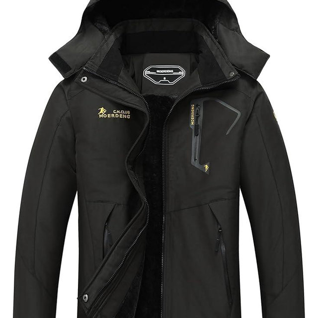 MOERDENG Women's Waterproof Ski Jacket Warm Winter Snow Coat Mountain Windbreaker Hooded Raincoat Jacket