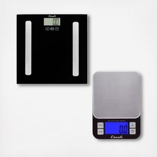 2-Piece Bath & Kitchen Scale Set