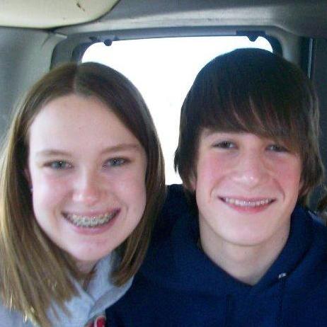Taken in high school before we were dating. We have always been good friends!