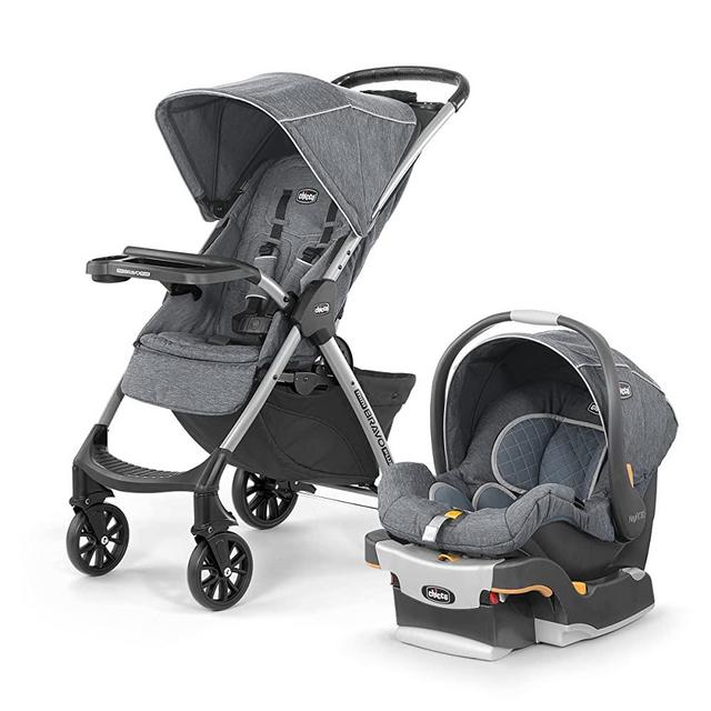 Chicco Mini Bravo Plus Travel System - Bombay | Blue